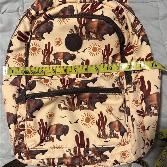 Montana West Bison and Cactus Print Backpack - Picture 11 of 11